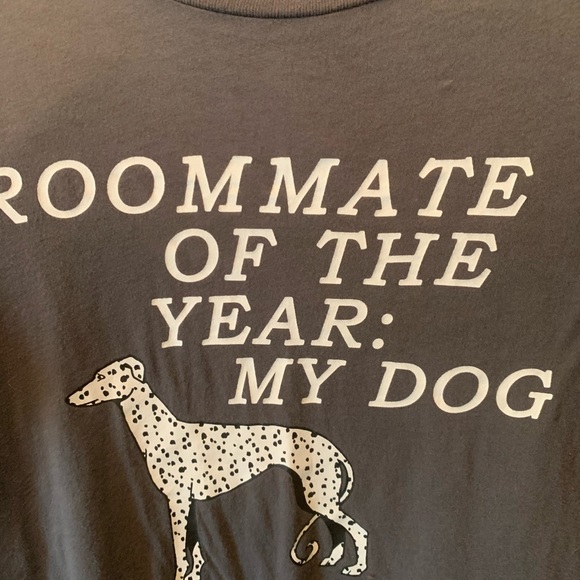 Wildfox Roommate Dog Graphic T-Shirt NEW - Picture 2 of 5